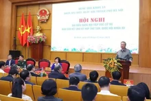 Le secrétaire général du Parti, To Lam, lors de la rencontre avec des électeurs de Hanoï, le 3 décembre 2024. Photo : VNA.