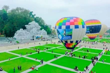 Le 3e Festival international de montgolfières aura lieu du 27 avril au 2 mai à la ville de Tuyên Quang. Photo : VNA.