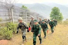 Les gardes-frontières du Vietnam et de la Chine effectuent des patrouilles bilatérales. Photo : VNA.