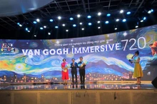 Ouverture de l’espace Van Gogh Immersive 720. Photo : VNA.