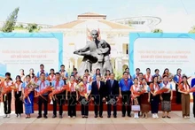 Le Festival des enfants des trois pays Vietnam-Laos-Cambodge a officiellement ouvert ses portes le13 août à Hô Chi Minh-Ville. Photo : VNA.