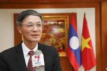 Phan Minh Chien, chargé d'affaires de l'ambassade du Vietnam au Laos. Photo : VNA.