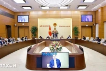 Réunion de l’Assemblée nationale pour dresser le bilan de ses activités en 2024. Photo : VNA.