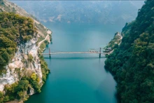 Le pont suspendu de Pa Phong. Photo: baoquocte