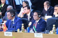Le Premier ministre vietnamien Pham Minh Chinh au sommet du G20, à Rio de Janeiro, au Brésil, le 19 novembre. Photo: VNA