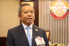 Le ministre laotien des Technologies et des Médias, Boviengkham Vongdara, également président de l’Association d’amitié Laos — Vietnam. Photo: VNA.