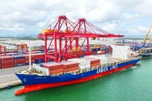 Le port international de Chu Lai, dans la province de Quang Nam, ambitionne de devenir un centre logistique multifonctionnel de classe mondiale d'ici 2027. Photo reproduite avec l'aimable autorisation de THILOGI. 