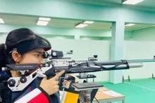 La tireuse vietnamienne Lê Thi Mông Tuyên. Photo : VTV.