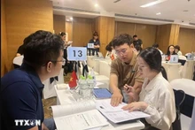 Les entreprises vietnamiennes et sud-coréennes recherchent des opportunités de coopération lors du programme organisé à Ho Chi Minh-Ville du 15 au 17 octobre. Photo : VNA