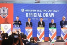 Cérémonie de tirage au sort de l’ASEAN Mitsubishi Electric Cup 2024. Photo : VNA.