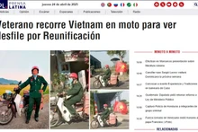 Article sur l'ancien combattant vietnamien Tran Van Thanh sur la Prensa Latina. Photo : capture d'écran