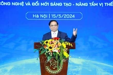 Le Premier ministre Pham Minh Chinh lors de l'événement. Photo : VNA.