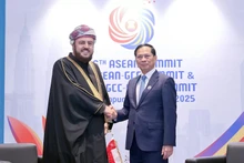 Le vice-Premier ministre et ministre vietnamien des Affaires étrangères, Bui Thanh Son (à droite), et le vice-Premier ministre omanais, Sayyid Asaad Bin Tariq Al Said, le 27 mai à Kuala Lumpur. Photo : baoquocte.vn