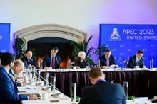 Le ministre vietnamien des Finances Hô Duc Phoc et la Secrétaire au Trésor des États-Unis, Janet Yellen. Photo : haiquan.vn