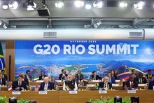 Lors du Sommet du G20 à Rio de Janeiro, au Brésil, le 18 novembre 2024. Photo : ANI.