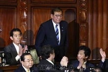 Le président du Parti libéral-démocrate (LDP) du Japon, Ishiba Shigeru, est élu au poste de Premier ministre. Photo: Kyodo