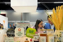 Des produits vietnamiens présentés au Biofach 2024. Photo : VNA.