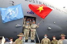 Casques bleus vietnamiens. Photo d'illustration : VNA.
