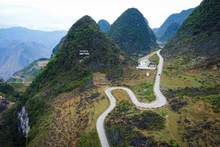 Un coin du plateau calcaire de Dông Van, province de Hà Giang. Photo : VNA.