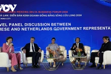 Le 3e Forum des affaires du delta du Mékong, tenu le 21 mars à Hô Chi Minh-Ville, a pour but de renforcer la coopération entre les entreprises vietnamiennes et néerlandaises, notamment dans le développement durable du delta du Mékong. Photo: VOV.