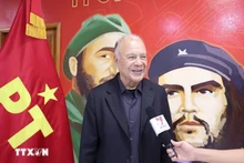 Le Secrétaire général du Parti travailliste (PT) du Mexique, Alberto Anaya Gutiérrez. Photo: VNA