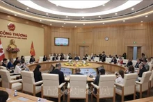 Panorama de la 2e réunion du Comité mixte Vietnam - Canada sur la coopération économique. Photo: VNA.