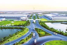 Le complexe industriel DEEP C, pionnier dans le développant des parcs industriels écologiques à Hai Phong. Photo : baodautu.vn