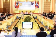 Vue générale de la 26e Conférence ministérielle de la sous-région du Grand Mékong. Photo : ministère de l'Information du Myanmar.