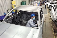 Une chaîne de production dans le parc industriel VSIP à Binh Duong. Photo: baodautu.