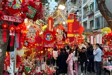 Bien que le Nouvel An lunaire soit célébré dans de nombreux pays asiatiques, le Vietnam a sa propre manière pour accueillir cette fête. Photo : Nguyen Minh/NDEL