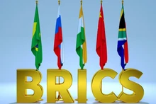 Drapeaux des pays membres des BRICS. Photo : Dailytrust.
