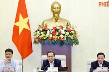 Le président de l'AN Tran Thanh Man prend la parole. Photo : VNA. 