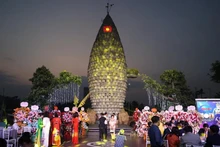 La tour Thân Nông à Bac Ninh reconnue comme un record du monde. Photo: VNA 
