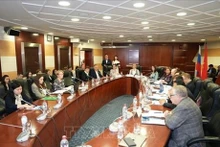 Panorama de la table ronde. Photo: VNA.