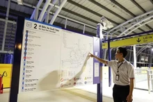 Plan de la ligne de métro Bên Thanh-Suôi Tiên. Photo: VNA