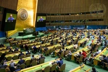 Lors d'une réunion du Conseil des droits de l'homme. Photo : VNA.