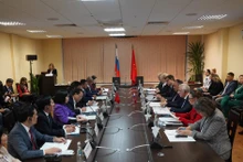 Panorama de la réunion de l'Association des universités économiques de la Russie et du Vietnam. Photo : VNA.
