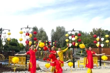 Le jardin de Hôi An a été inauguré en 2023 dans le Parc populaire de la ville allemande de Wernigerode. Photo: baoquangnam.
