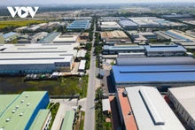 Vue panoramique du parc industriel de Thuân Thanh III, province de Bac Ninh. Photo : VOV. 