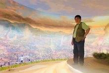 Le peintre Nguyên Van Mac. Photo: Musée de la victoire historique de Diên Biên Phu.