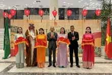 Cérémonie d'ouvertue des « Journées du Vietnam en Arabie Saoudite ». Photo : Ambassade du Vietnam en Arabie Saoudite.