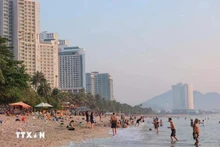 Nha Trang, ville côtière de la province de Khanh Hoa, est depuis longtemps une destination prisée des touristes russes. Photo : VNA. 