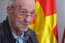 Cherfaoui Tayeb, président de l'Association d'amitié Algérie-Vietnam. Photo : VNA.
