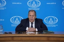 Le ministre russe des Affaires étrangères, Sergueï Lavrov. Photo : VNA.