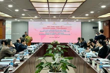 Vue générale de la conférence internationale sur le thème « Le rôle de l'Inde et du Vietnam dans la coopération sud-sud », le 19 mars à Hanoï. Photo: baochinhphu.vn