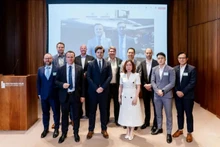 Le nouveau comité directeur de l’Association des entreprises allemandes au Vietnam, dirigé par Alexander Ziehe de la société Viessmann Vietnam. Photo: GBA.