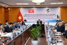 La 5e session du comité mixte sur la mise en œuvre de l’Accord de libre-échange (ALE) entre le Vietnam et l’Union économique eurasiatique (UEEA). Photo : VNA.