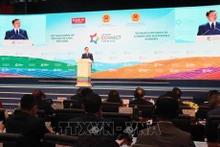 Le Vice-Premier ministre Trân Hông Hà lors du forum. Photo : VNA.