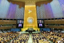 La 79e session de l'Assemblée générale des Nations unies, le 22 septembre à New York (États-Unis). Photo : Xinhua.