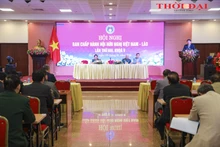 Vue générale de la 2e session du comité directeur de l'Association d'amitié Vietnam – Laos, mandat 2023 – 2028, le 13 janvier à Hanoï. Photo : thoidai.